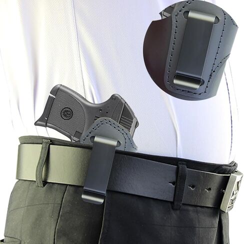 يناسب الحافظة الجلدية IWB & OWB: Walther PPK، Ruger lcp 2 max 380، Sig Sauer P238 p290 RS p938 Nitron، Smith & Wesson M&P Bodyguard 380، Kimber Micro 9، Beretta Pico أو مسدسات مماثلة in Saudi Arabia