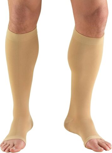 Truform 20-30 mmHg Compression Stockings for Men and Women, Knee High Length, Open Toe in Kuwait