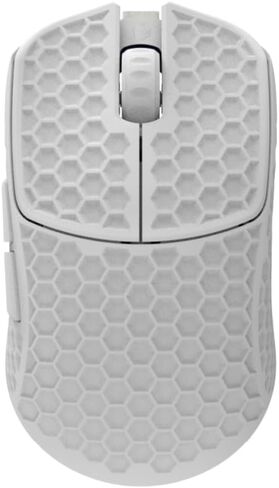 ماوس الألعاب اللاسلكي G-Wolves HTX Mini - معدل الإبلاغ 8 كيلو - مستشعر PAW3395 - 50 إلى 26,000 CPI - 26 ± 2 جرام (تقرير 8K - أبيض - الكل) in Kuwait