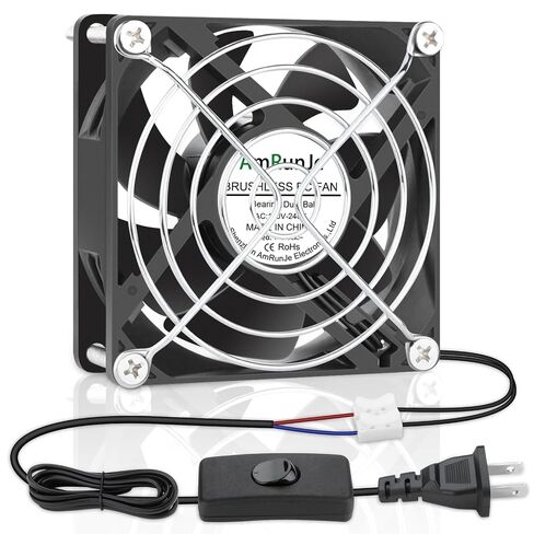 EC Cooling Fan 120mm x 25mm, 120V Small Brushless Axial Muffin Fan in Saudi Arabia