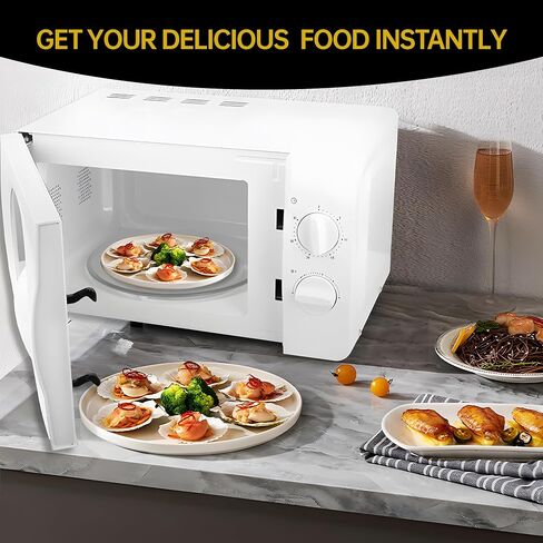 12.75" Microwave Glass Turntable Plate, 12.75" / 32.4cm Microwave Tray Replacement Glass Plate, Glass Tray Replacement for LG, GE, Magic Chef, Hotpoint, Panasonic, Kenmore, etc in Saudi Arabia