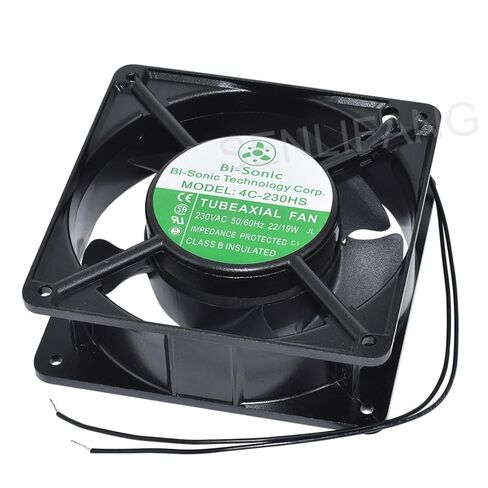 New Metal Frame Cooler 4C-230HS AC230V 50/60Hz 22/19W Two Wires Square Cooling Fan in Saudi Arabia