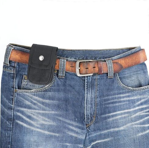 diodrio EDC Belt Pouch for Men Women, Small Compact EDC Holster Pouch with Belt Loop for Hiking, Fishing, Camping, Snap Closure, Classic Waxed Canvas in Saudi Arabia