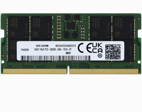 Factory Original 16GB (1x16GB) Compatible for Dell Latitude 14 3450, 15 3550, 14 5450, 15 5550 Laptop DDR5 5600MHz PC5-44800 SODIMM 1Rx8 CL46 1.1v Notebook Memory Module Upgrade RAM Adamanta in Saudi Arabia
