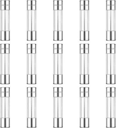 15 Pack 5304509451 20A 125V Microwave Fuses Fit for GE, Frigidaire, Hotpoint, Kenmore Microwaves, Replaces 1810711, EA3486694, PS3486694, AH3486694, AP4980426, WB27X11138, 5304464087, 5304488359 in Saudi Arabia