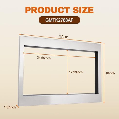 27'' Microwave Trim Kit GMTK2768AF Compatible with Frigidaire GMBS3068AF in Saudi Arabia