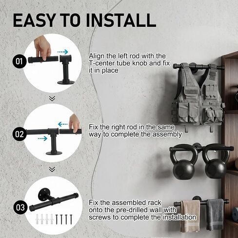 Ronyes Wall Mount Plate Carrier Hanger, Weighted Vest & Plate Rack in Saudi Arabia