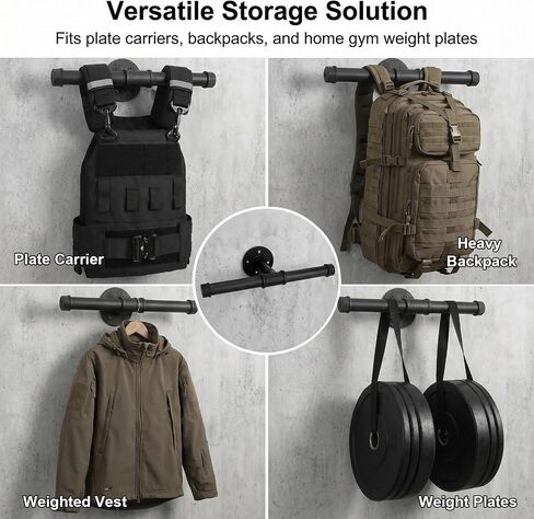 Ronyes Wall Mount Plate Carrier Hanger, Weighted Vest & Plate Rack in Saudi Arabia