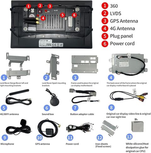 Car Radio for Land Rover Range Rover Vogue 2013-2016 Sport 2014-2016 13.3" in Saudi Arabia