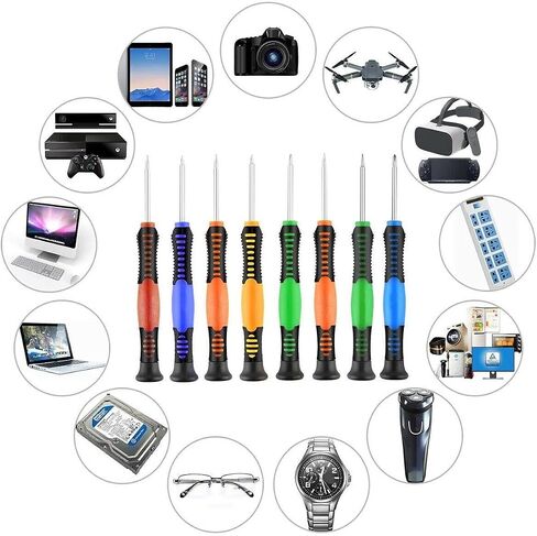 Cell Phone Screen Puller Tool | Suction Cup Pliers Opening Repair Kit | 22Pcs Repair Precision Screwdriver Set for iPhone, iPad, PS4, Smart Watch, Computer, PC, Tablet, Camera in Saudi Arabia