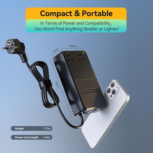 600W 220V to 110V Converter Power Any U.S. Appliance in 220-250V Countries in Saudi Arabia