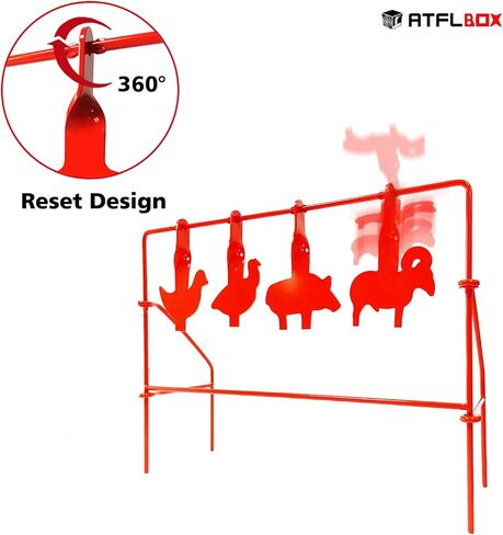 Atflbox BB Gun Target Animal Silhouette Heavy Metal Spinning Target in Saudi Arabia