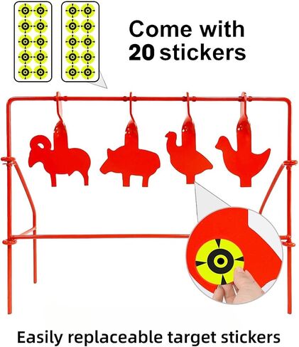 Atflbox BB Gun Target Animal Silhouette Heavy Metal Spinning Target in Saudi Arabia