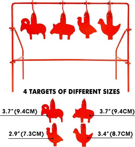 Atflbox BB Gun Target Animal Silhouette Heavy Metal Spinning Target in Saudi Arabia