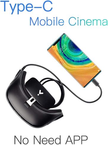 GOOVIS Young T2 Meta -Universe None VR HMD Monitor with HD M-OLED Display, Portable Privacy Cinema for Movies, Compatible with Laptop PC Xbox Drone PS4 PS5 Nintendo Games Set-top Box Smartphone in Saudi Arabia