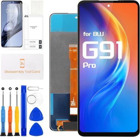 for BLU G91 Pro Screen Replacement for BLU G91 Pro LCD Display Touch Screen Replacement for BLU G91 Pro G0530WW LCD Digitizer Glass Full Assembly with Repair Tools (Black, 6.7") in Saudi Arabia