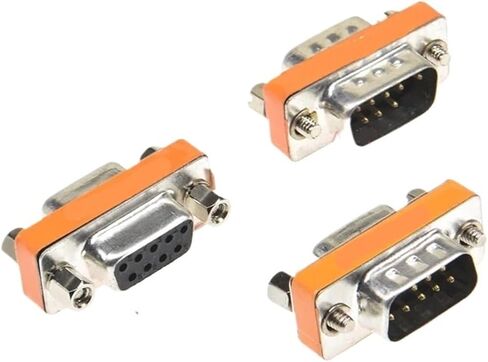 1Pcs DB9 Female Male Plug Adapter Gender Changer in Kuwait