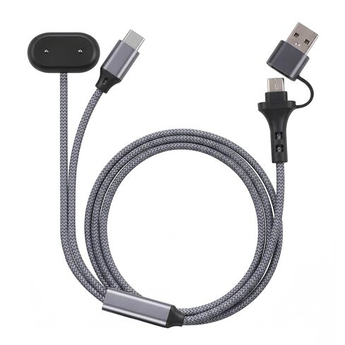 TOAOB 2-in-1 Charger Cable Compatible with Fitbit Air and Phone in Saudi Arabia