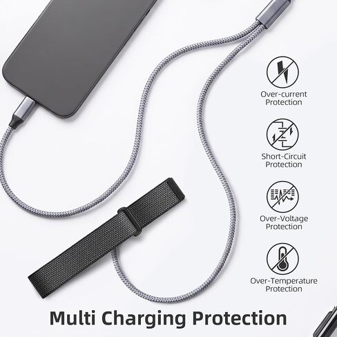 TOAOB 2-in-1 Charger Cable Compatible with Fitbit Air and Phone in Saudi Arabia