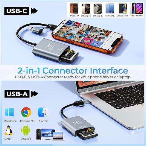 CFexpress Type B + SD Card Reader, USB-C 3.2 Gen 2 10Gbps in Saudi Arabia