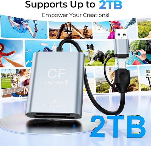 CFexpress Type B + SD Card Reader, USB-C 3.2 Gen 2 10Gbps in Saudi Arabia