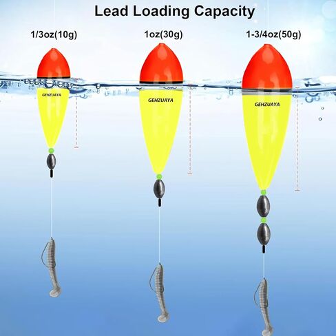Slip Fishing Bobbers & Floats for Steelhead Float Rigs Versatile Float Rigs for Freshwater & Saltwater 1/3oz,1oz,1-3/4oz in Saudi Arabia