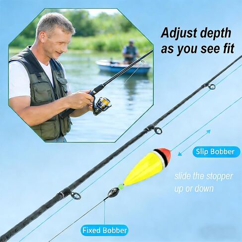 Slip Fishing Bobbers & Floats for Steelhead Float Rigs Versatile Float Rigs for Freshwater & Saltwater 1/3oz,1oz,1-3/4oz in Saudi Arabia
