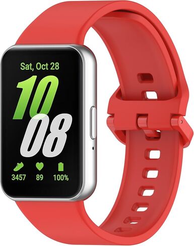Fit for Samsung Galaxy Fit3 Bands Women Men, Silicone Quick Release Replacement Bands Wristbands Straps Bracelet Metal Clasp Fit for Samsung Galaxy Fit 3 (SM-R390) Activity Tracker in Saudi Arabia