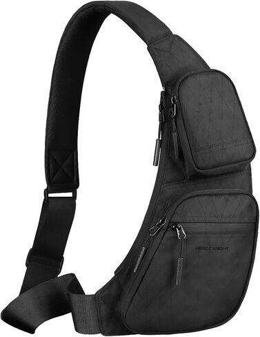 hk Sling Bag for Men, Lightweight Slim Crossbody Bag for Daily Essentials in Saudi Arabia