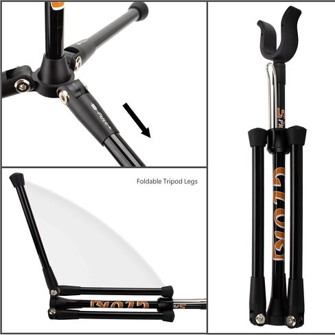 Archery Bow Stand Pure Carbon Foldable Tripod Bow Holder Lightweight Equipment for Recurve Bow Traditional Bow Longbow in Kuwait