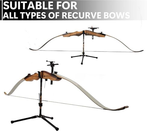 Archery Bow Stand Pure Carbon Foldable Tripod Bow Holder Lightweight Equipment for Recurve Bow Traditional Bow Longbow in Kuwait