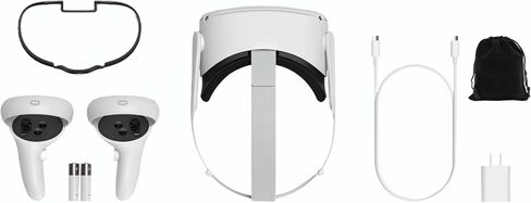 Meta Quest 2, VR Headset — Advanced All-in-One Virtual Reality Headset — 128 GB, Includes Storage Pouch in Saudi Arabia