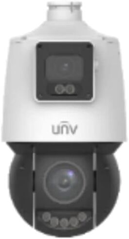 ENS IPC94144SFW-X25-F40C 4MP+4MP Lighthunter Dual-Lens Network PTZ Camera, 25X Optical Zoom, Up to 100m (328.1 ft) IR Range, Up to 30m (98.4 ft) Warm Light Range, 2 in/1 Out Alarm, 1 in/1 Out Audio in Saudi Arabia