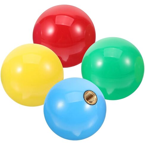 bogniga 20Pcs Arcade Joystick Ball Top Handle Replacement, 3.5cm Plastic Bat Top Buttons for Game Console in Saudi Arabia