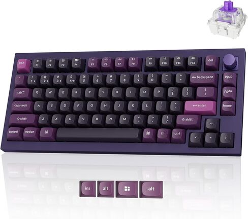 Keychron Q1 HE Wireless Magnetic Keyboard, QMK Launcher, Aluminum in Kuwait