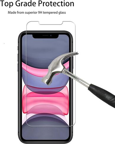 Easy Alignment Frame Designed For iPhone 11 Tempered Glass Screen Protector 2-Pack Camera Lens Protector Film 2-Pack in Kuwait