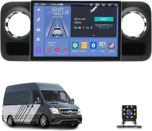 Android Car Stereo for Mercedes-Benz Sprinter (2018-2022),13.3 Inch Touch Screen Head Unit Multimedia Video Audio Player, Car Radio with Carplay GPS WiFi Bluetooth FM,2+32 in Saudi Arabia