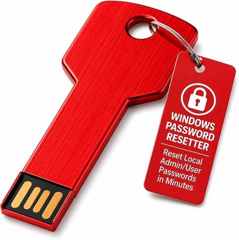 Password Reset USB Tool for Windows– Bootable Password Recovery Key for Local Admin & User Accounts – Offline USB Password Resetter for Windows PCs & Laptops – Plug & Play Recovery Solution in Saudi Arabia