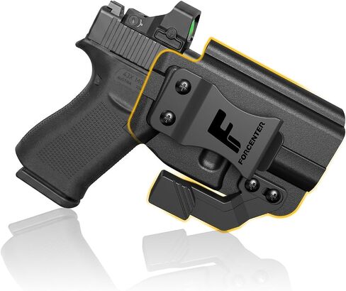 IWB Kydex Holster for Glock 43X,Holster with Optic Cut & Claw,Fits Glock 43/43X/43X MOS, Right-Hand Draw|Adjustable Cant &Tension | No-Scratch in Saudi Arabia