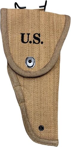 Canvas Pistol Holster for US WWII Colt .45 M1911 Utility &Tool Holster Pouch With Flap Closure in Saudi Arabia