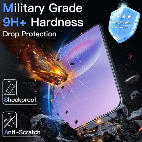 JETech Anti-Reflective 9H+ Screen Protector for Samsung Galaxy A57, 2-Pack in Saudi Arabia