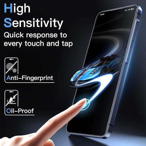 JETech Anti-Reflective 9H+ Screen Protector for Samsung Galaxy A57, 2-Pack in Saudi Arabia