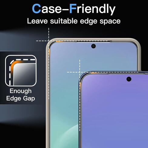 JETech Anti-Reflective 9H+ Screen Protector for Samsung Galaxy A57, 2-Pack in Saudi Arabia