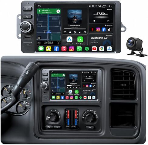 4 + 64G ROM Android 15 Car Radio for Chevy Silverado 2003 2004 2005 2006 in Saudi Arabia