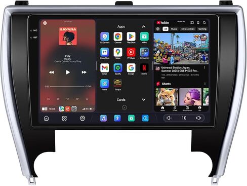 JOYING Car Radio for Toyota Camry 2015-2017 Upgrade with Carpaly & Android Auto, 10.4 Inch 2K QLED Touch Screen Android 13 Car Stereo 12GB+256GB with AM/FM, GPS, Bluetooth, 5G WiFi, SWC(JY-TT193N12) in Saudi Arabia