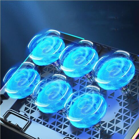 E-Sports Colorful Atmosphere Lighting Fan Notebook Cooler in Saudi Arabia