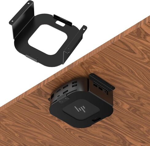 حامل تثبيت تحت المكتب لقاعدة HP USB-C Dock G5 + حامل تثبيت تحت المكتب لقاعدة HP USB-C G6 يناسب طرازات Thunderbolt 4 (100W/180W/280W) وUSB-C 100W in Kuwait