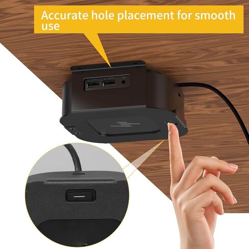 حامل تثبيت تحت المكتب لقاعدة HP USB-C Dock G5 + حامل تثبيت تحت المكتب لقاعدة HP USB-C G6 يناسب طرازات Thunderbolt 4 (100W/180W/280W) وUSB-C 100W in Kuwait