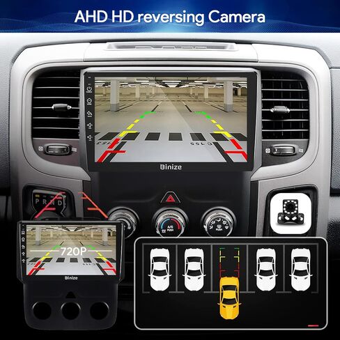 Binize Android 13 for Dodge Ram 1500/2500/3500 Radio 2013-2018 Manual AC in Saudi Arabia