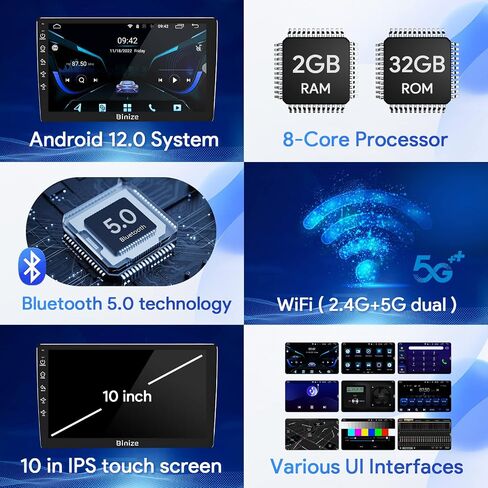 Binize Android 13 for Dodge Ram 1500/2500/3500 Radio 2013-2018 Manual AC in Saudi Arabia